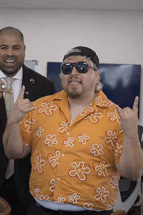 Power agents celebrating team progress